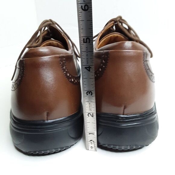 Dr. Comfort Wing Oxford Men's Lightweight Leather Shoes size 12W - Picture 7 of 15